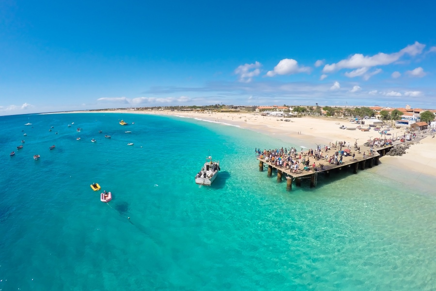 Playa en Cabo Verde